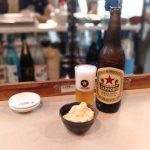 金山-大安-瓶ビールとポテサラ