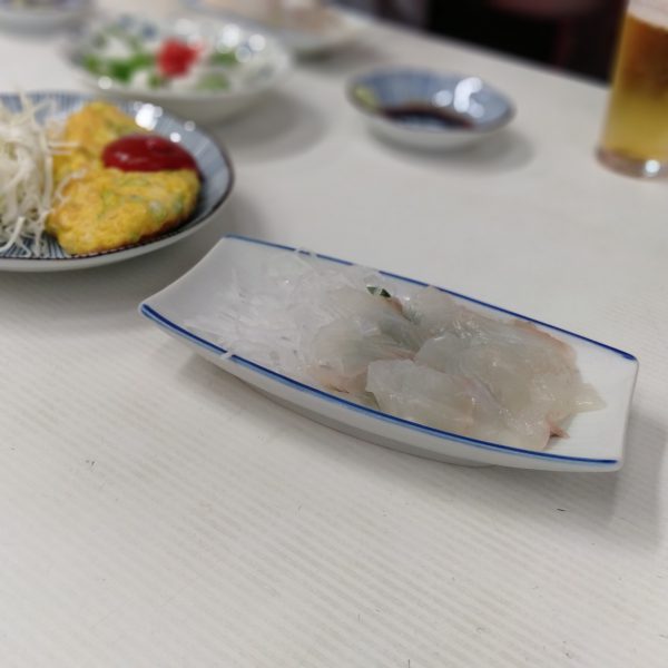柳橋-魚源-ヒラメ刺し
