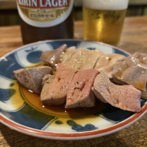 宇ち多”-0909-シロレバーボイルお酢２